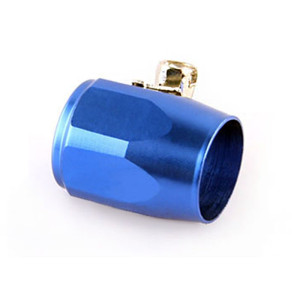 Bague de serrage aluminium anodisé bleu type Serflex AN4-AN12