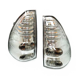 Paire feux arrière pour Toyota land cruiser KDJ 120 125 cristal blanc